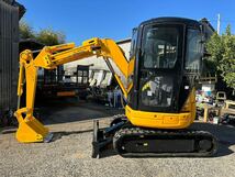 コマツ★KOMATSU★PC28UU-3★重機★3トンクラス★倍速★マルチ4WAY★シート新品★ヒーター付き★キャビン付★★ミニ油圧ショーベル★_画像2