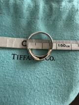 Tiffany＆co. インフィニティ・クロス　サイズ約10号Au750・Ag925 アクセサリー 指輪 コンビリング_画像7