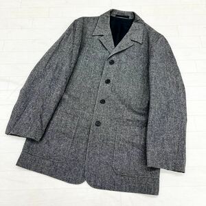 1295◎ 日本製 Paul Smith ポール スミス トップス テーラード ジャケット シングル 4ボタン 長袖 ウール 100 グレー メンズM