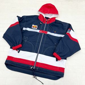 1325◎ ellesse エレッセ トップス ジャケット アウター 長袖 フルジップ 裏メッシュ カジュアル ネイビー メンズM