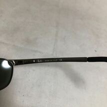 和162B★ ケースあり Ray-Ban レイバン サングラス メガネ 眼鏡 RB3190 FLIGHT 004 58 18 イタリア製 メタルシルバー メンズ_画像5