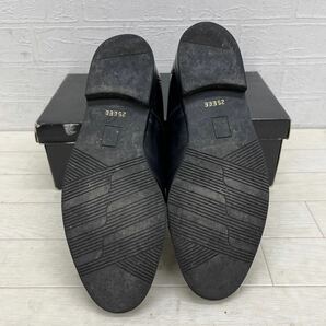 1293◎ YVES SAINT LAURENT イヴ サンローラン 靴 ビジネス シューズ ストレートチップ 5ホール ブラック メンズ25.0の画像6