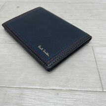 1306◎ Paul Smith ポールスミス 小物 ファッション 名刺入れ カードケース 定期入れ カジュアル ネイビー メンズ_画像5