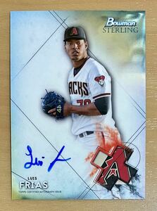 【Luis Frias】 prospect auto, bowman sterling 2021, Arizona Diamondbacks, mlb サインカード