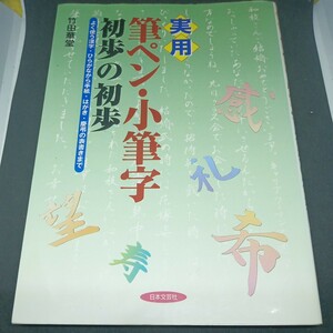 実用筆ペン・小筆字初歩の初歩　よく使う漢字・ひらがなから手紙・はがき・慶弔の表書きまで 竹田華堂／著　美品