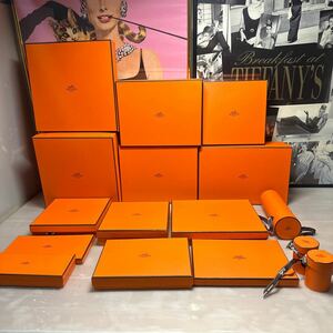 エルメス HERMES 空箱 BOX ボックス 空き箱 保存箱 オレンジ ④