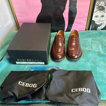 CEBOG セボジー　ローファー　ビジネスシューズ　靴 カラーブラウン　サイズ表記41 25.5センチ　 G-5_画像1