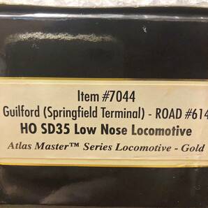 HO Atlas Master Series Gold #7044 (With Decoder & Sound) SD35 Low Nose Guilford (Springfield Terminal) #614の画像10