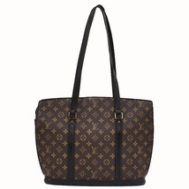 1円 ◆定価16万 良品 LOUIS VUITTON ルイヴィトン トートバッグ ショルダー バビロン M51102 モノグラム ブラウン◆E.Cslo.rS-01_画像3