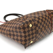 1円 ◎良品 LOUIS VUITTON ルイヴィトン カイサ ハンドバッグ トート N41548 ダミエ エベヌ ブラウン◎E.Clpo.tI-06_画像5