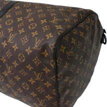 1円 ◎良品 LOUIS VUITTON ルイヴィトン キーポルバンドリエール55 M41411 ウォータープルーフ ブラウン ブラック◎E.Cglg.tI-16_画像5