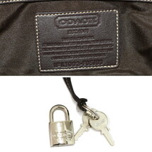 1円 ◆極美品 COACH コーチ ボストンバッグ 2way トラベル 旅行鞄 F05103 レザー ブラウン◆E.Cslo.tI-18_画像9