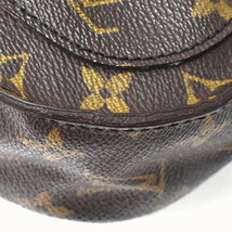 1円 ◆定価14万 LOUIS VUITTON ルイヴィトン ショルダーバッグ サンクルーGM M51242 モノグラム ブラウン◆E.Cseu.tI-18_画像6