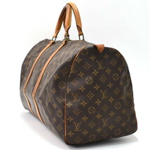 1円 ◆定価17万 良品 LOUIS VUITTON ルイヴィトン トラベル ボストン キーポル50 M41426 モノグラム ブラウン◆E.Csom.tI-13_画像2