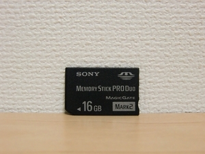 SONY　メモリースティック PRO Duo 16GB　初期化済み【送料無料】