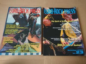 EURO-ROCK PRESS 2冊セット Vol.10・23 ユーロ・ロック・プレス