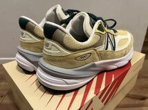 極美品 New Balance 990V6 Green/Yellow M990TE6 ニューバランス US10.0 28.0 テディ　サンティス_画像6