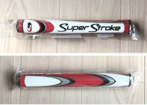 【送料220円】SuperStroke SLIM 3.0 スーパーストローク スリム 白ｘ赤 x 銀