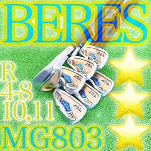 オ94★★★星3S BERES MG803 ホンマ 超豪華7本アイアンセット R 本間ゴルフ ベレス 純正 金 GOLD ゴールド