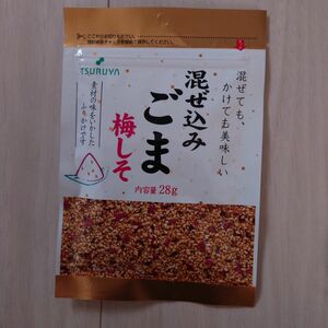 ツルヤ 混ぜてもかけても美味しい混ぜ込みごま梅しそ/化学調味料不使用混ぜご飯の素