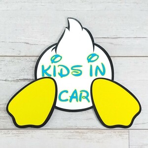 kids in car マグネットステッカー ドナルド ディズニーキッズインカー