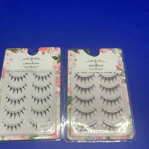 C1120 emotao eyelashes extensions natural eyes . on 5 pair 2 box set 