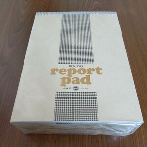 stationery shop stock goods unopened *kokyo[re-16B ( middle width .)] report pad 10 pcs. *