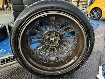 インキュバスメッキホイール サマータイヤ マックストレック 265/40R22 106V XL 4本セット トヨタ　ランクルなど※手渡しのみ_画像5