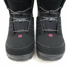 中古 18/19 SALOMON PEARL BOA レディース25cm スノーボードブーツ サロモン パール ボア_画像3