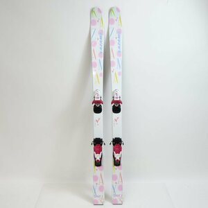 中古 子ども用 2013年頃 KAZAMA SPAX J ジュニア 130cm LOOK ビンディング付きスキー カザマ スパークス ルック