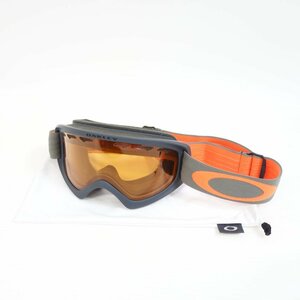 中古 子ども用 2020年頃 OAKLEY ジュニア フリーサイズ ソフトケース付き スキー スノーボード ゴーグル オークリー