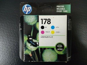 【純正】インクカートリッジ CR281AA 178マゼンタ シアン イエロー 黒 4色マルチパック HP