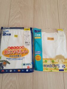 新品未使用100㎝　肌着　半袖　スパッツ　インナー　暖か　ヒートテック