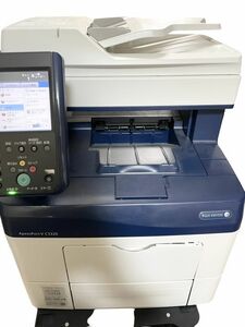 【使用枚数10,904枚！】FUJI XEROX A4 カラー コピー機 複合機 ApeosPort-V C3320 1段カセット 中古トナー付 直接引取のみ