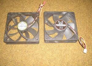 2 pcs. set operation guarantee Scythe 12cm angle case fan 25mm thickness 