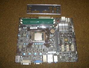 動作保証 ECS H61H2-M5 1.0 MicroATX LGA1155 DVI CRT メモリー=4GB(PC3-12800) CPU=i3-2120