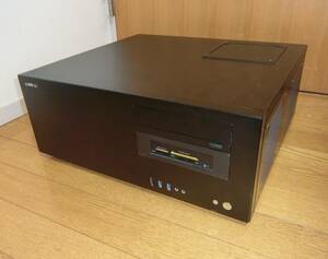 横置き アルミケース 動作保証 LIAN LI PC-C60 ATX オーディオ風 黒 マルチカードリーダー付