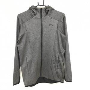 [ super-beauty goods ] Oacley Parker . gray × black side Logo men's S Golf wear 2022 year of model Oakley
