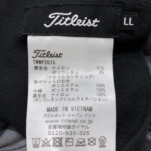 【美品】タイトリスト 中綿パンツ 黒 シンプル レディース LL ゴルフウェア TITLEISTの画像4