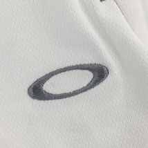 【美品】オークリー パンツ 白×グレー ティー装着可 ストレッチ HYDROLIX メンズ JPN31 ゴルフウェア 2022年モデル Oakley_画像3