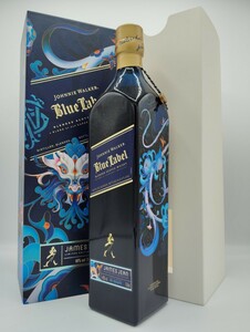 【未開栓】 ジョニーウォーカー ブルーラベル イヤー・オブ・ザ・ドラゴン 750ml 40% 箱付き ジェームズ・ジーン JOHNNIE WALKER ●476