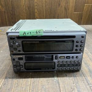 AV1-65 激安 カーステレオ Carrozzeria Pioneer CDS-P60 KEH-P60 PD 043522 CD カセット AM/FM 通電未確認 ジャンク