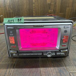 AV1-89 激安 カーステレオ Carrozzeria Pioneer FH-P616MD BJMH027355JP CD MD AM/FM 本体のみ 簡易動作確認済み 中古現状品