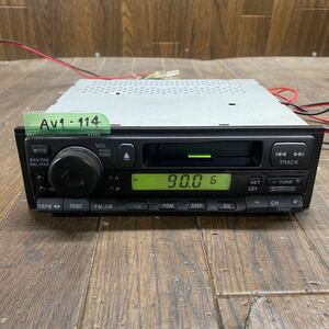 AV1-114 激安 カーステレオ テープデッキ SUZUKI 39101-76G20 カセット AM/FM 本体のみ 簡易動作確認済み 中古現状品