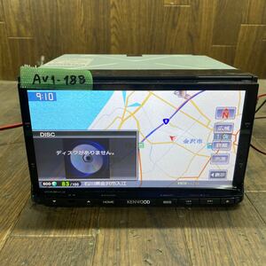 AV1-188 激安 メモリーナビ マツダ KENWOOD CA9K3 C9K3-V6-650/A9K3-V6-650 CD DVD Bluetooth 本体のみ 簡易動作確認済 中古現状品