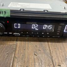 AV1-213 激安 カーステレオ CDプレーヤー KENWOOD U340W 176X0533 CD USB AM/FM AUX 本体のみ 簡易動作確認済み 中古現状品_画像2