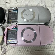 MYG-1043 激安 ゲー厶機 PSP 本体 SONY PSP-1000 PSP-2000 通電、起動OK 4点 まとめ売り ジャンク 同梱不可_画像8