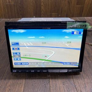 AV1-308 激安 HDDナビ 8インチ ALPINE VIE-X088V CD DVD Bluetooth アルファード ヴェルファイア 本体のみ 簡易動作確認済 中古現状品