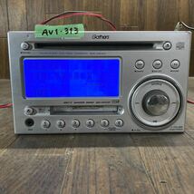 AV1-313 激安 カーステレオ HONDA Gathers 08A00-4K0-250 KENWOOD WX-484M 77900488 CD MD 本体のみ 簡易動作確認済み 中古現状品_画像1