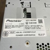AV1-352 激安 カーナビ Carrozzeria Pioneer AVIC-HRZ990 JIGE000122JP HDDナビ CD DVD 通電未確認 ジャンク_画像4